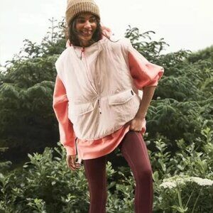 🫶🏻 Free People 1/2 Zip Puffer Vest, size S
